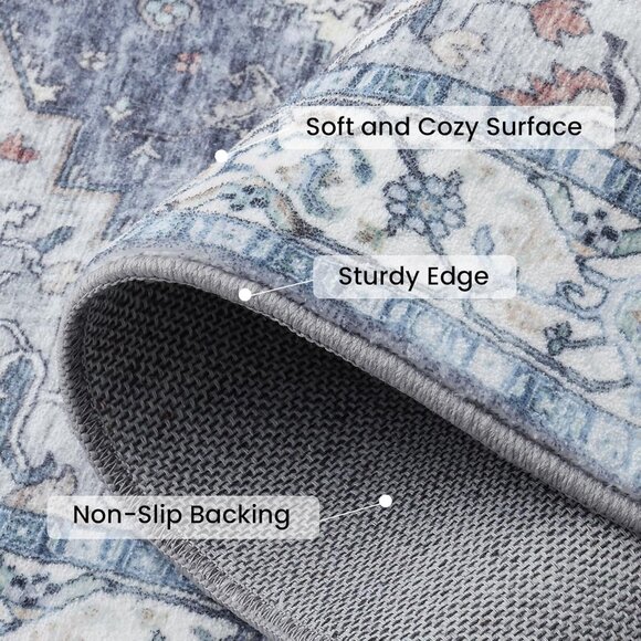 ✨ Area Rugs Living Room Bedroom Soft Plush Bedside Floor Carpet for Farmhouse - Picture 4 of 8